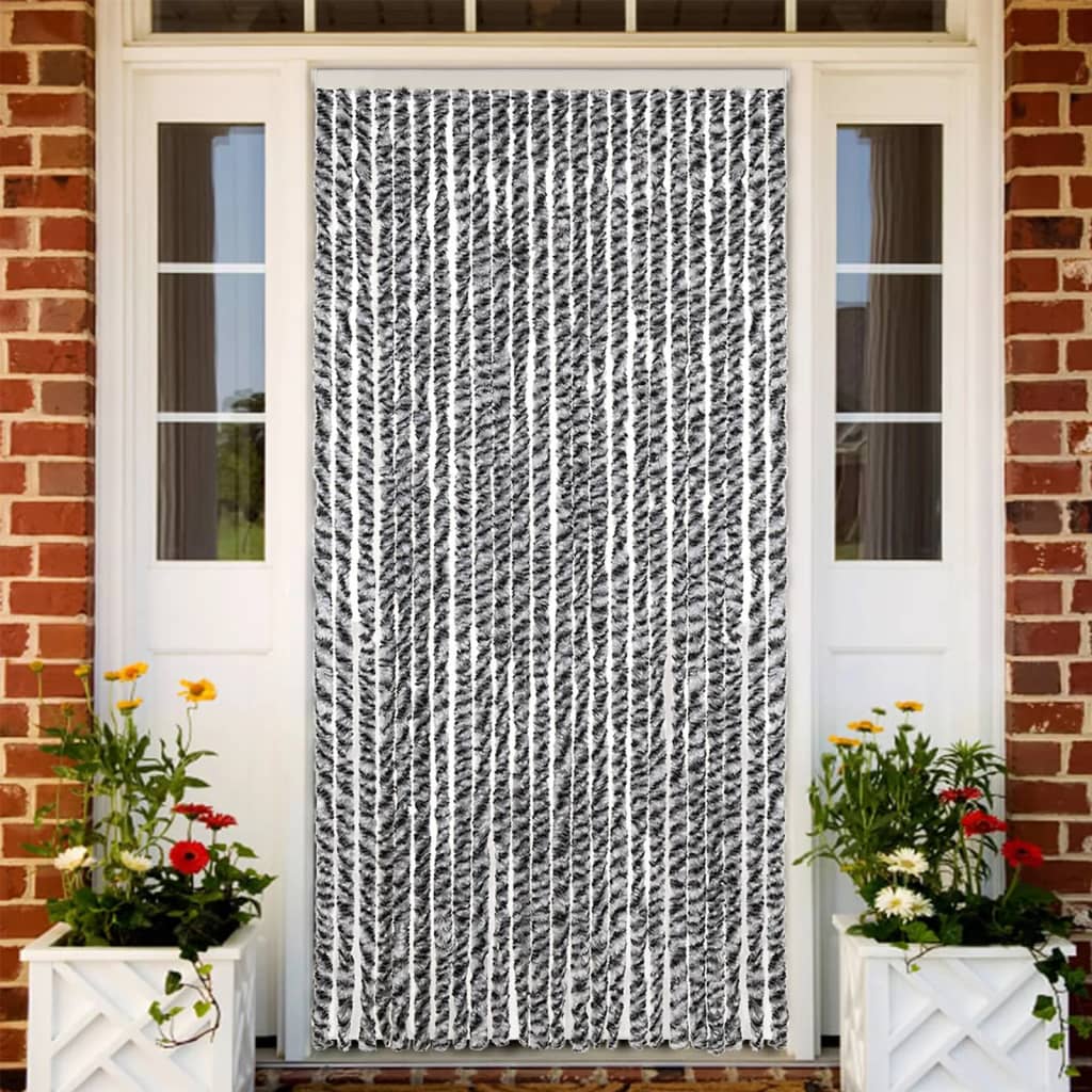 Insect Curtain in Black and White