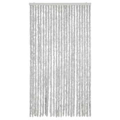 vidaXL Fly Curtain Grey 100x220 cm Chenille 3