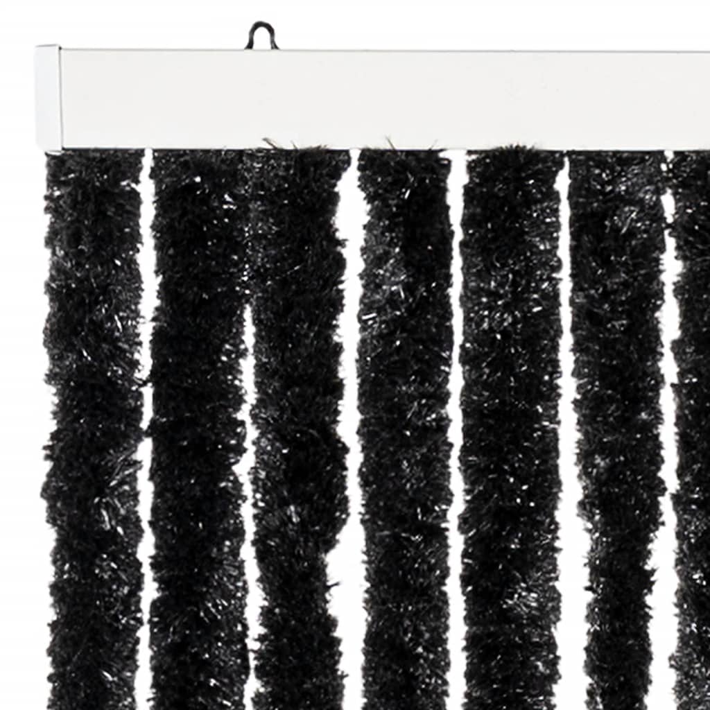 vidaXL Fly Curtain Anthracite 100x230 cm Chenille 4