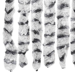 vidaXL Fly Curtain Light Grey and Dark Grey 100x230 cm Chenille 6