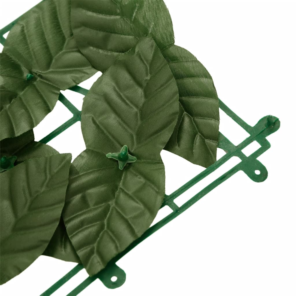 vidaXL Balcony Screen with Dark Green Leaves 200x75 cm 5