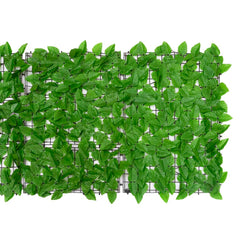 vidaXL Balcony Screen with Green Leaves 200x75 cm 3