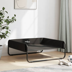 vidaXL Elevated Dog Bed Anthracite Oxford Fabric and Steel 3