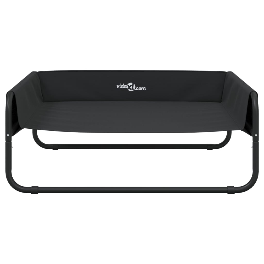 vidaXL Elevated Dog Bed Anthracite Oxford Fabric and Steel 5
