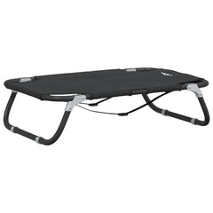 vidaXL Dog Bed Foldable Anthracite Oxford Fabric and Steel 2