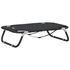 vidaXL Dog Bed Foldable Anthracite Oxford Fabric and Steel 6