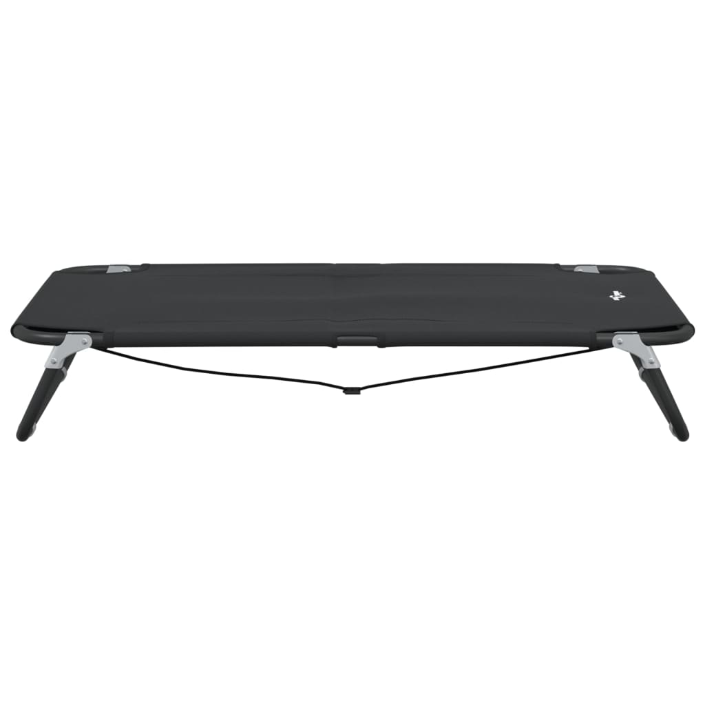 vidaXL Dog Bed Foldable Anthracite Oxford Fabric and Steel 5