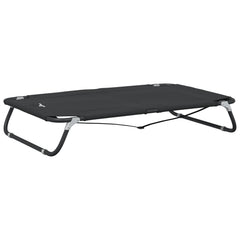 vidaXL Dog Bed Foldable Anthracite Oxford Fabric and Steel 6