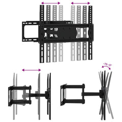 vidaXL TV Wall Mount for 26-70 Inch Screen Max VESA 400x400 mm 40kg 6