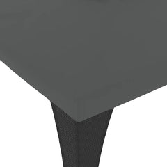 Gazebo with Double Roof Steel Anthracite 3.98 x 2.98 m