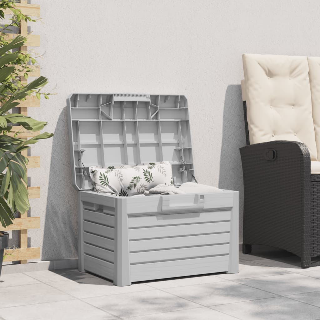 Outdoor Cushion Box 73x50,5x46,5 cm Polypropylene Grey
