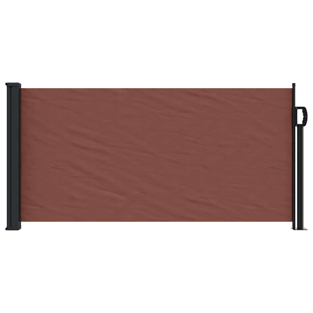 Retractable Side Awning 100x300 cm Drop 300 cm Width 100 cm Brown