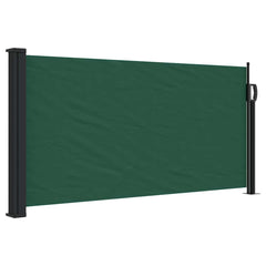 vidaXL Retractable Side Awning Dark Green 100x300 cm 2