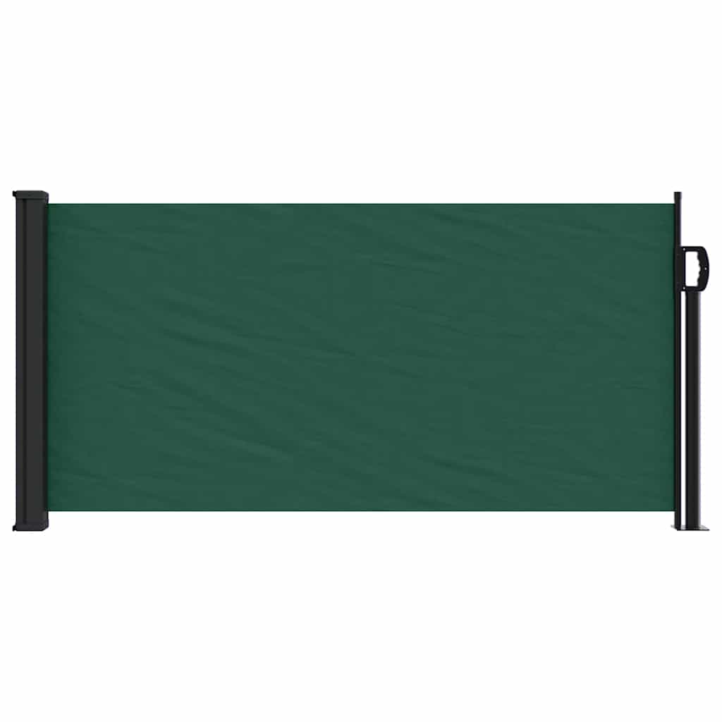 Retractable Side Awning 100x300 cm Drop 300 cm Width 100 cm Dark green