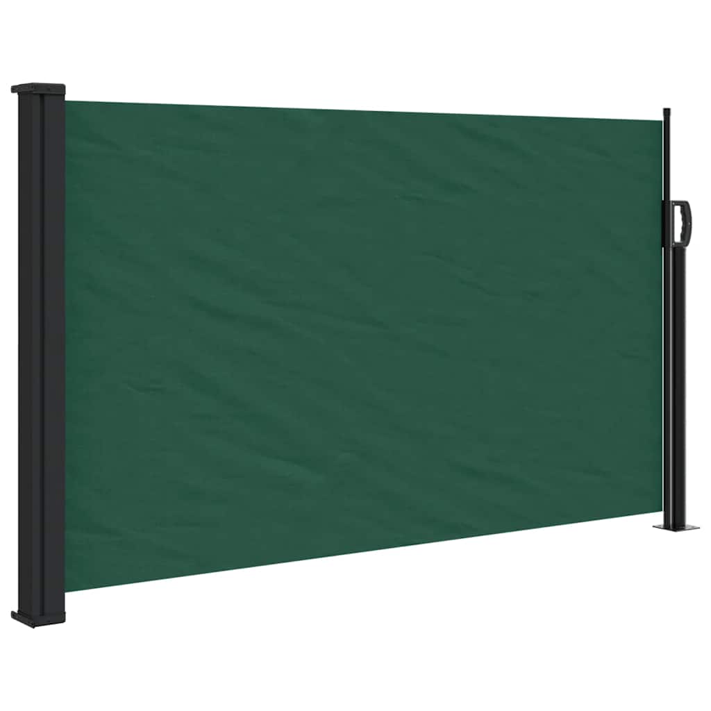 vidaXL Retractable Side Awning Dark Green 117x300 cm 2