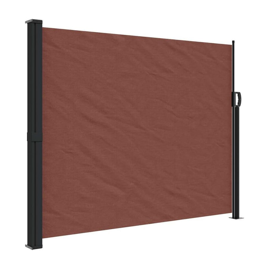 Retractable Side Awning Brown