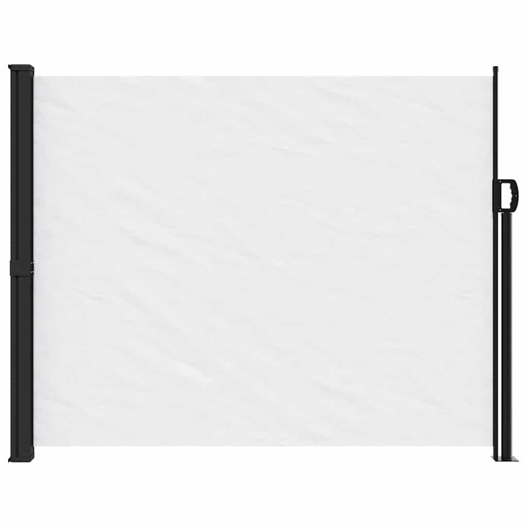 vidaXL Retractable Side Awning White 160x300 cm 3
