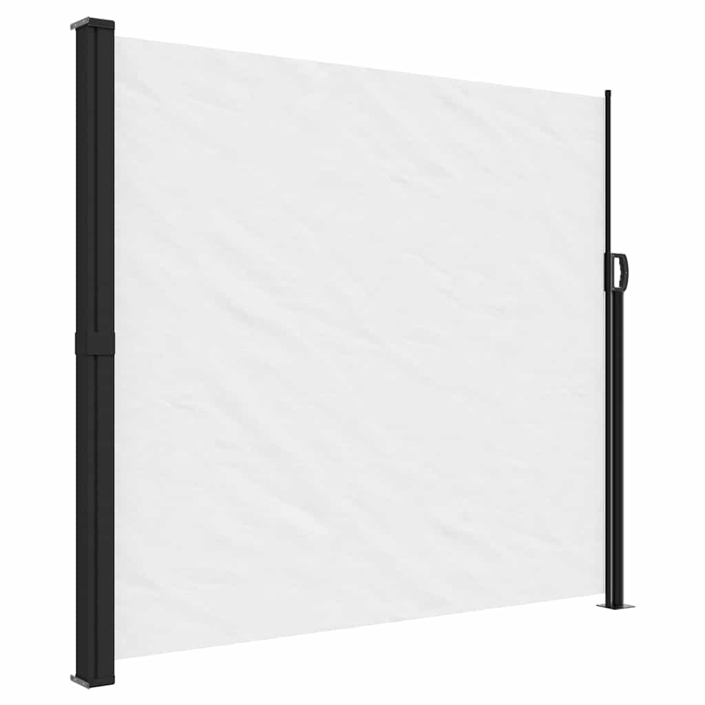 vidaXL Retractable Side Awning White 180x300 cm 2