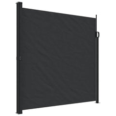 vidaXL Retractable Side Awning Black 200x300 cm 2
