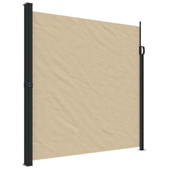 vidaXL Retractable Side Awning Beige 200x300 cm 2
