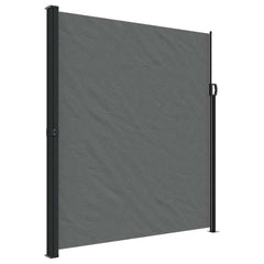 vidaXL Retractable Side Awning Anthracite 220x300 cm 2