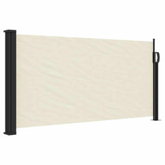 Retractable Side Awning 100x500 cm Drop 500 cm Width 100 cm Cream