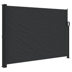 vidaXL Retractable Side Awning Black 140x500 cm 2
