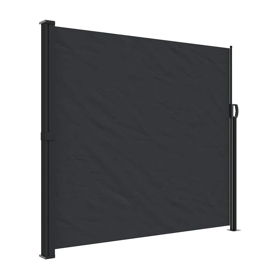 Retractable Side Awning Black