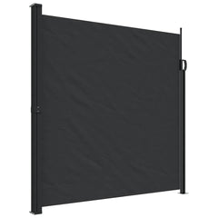 vidaXL Retractable Side Awning Black 200x500 cm 2