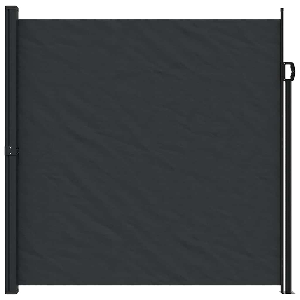vidaXL Retractable Side Awning Black 200x500 cm 3