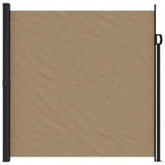 vidaXL Retractable Side Awning Taupe 200x500 cm 3
