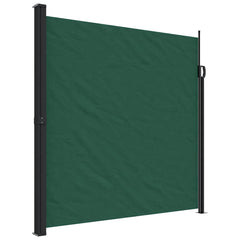vidaXL Retractable Side Awning Dark Green 200x500 cm 2