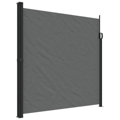 vidaXL Retractable Side Awning Anthracite 200x500 cm 2