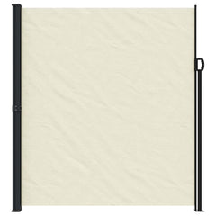 vidaXL Retractable Side Awning Cream 220x500 cm 3