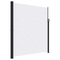 vidaXL Retractable Side Awning White 220x500 cm 2
