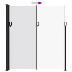 vidaXL Retractable Side Awning White 220x500 cm 5