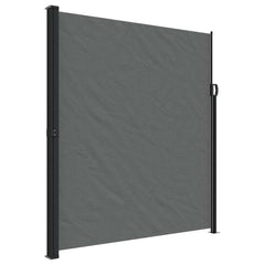 vidaXL Retractable Side Awning Anthracite 220x500 cm 2