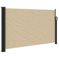 Retractable Side Awning 120x600 cm Drop 600 cm Width 120 cm Beige