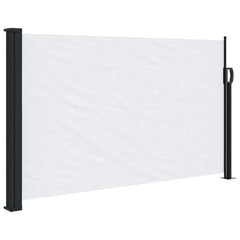 vidaXL Retractable Side Awning White 120x600 cm 2