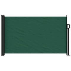 Retractable Side Awning 120x600 cm Drop 600 cm Width 120 cm Dark green