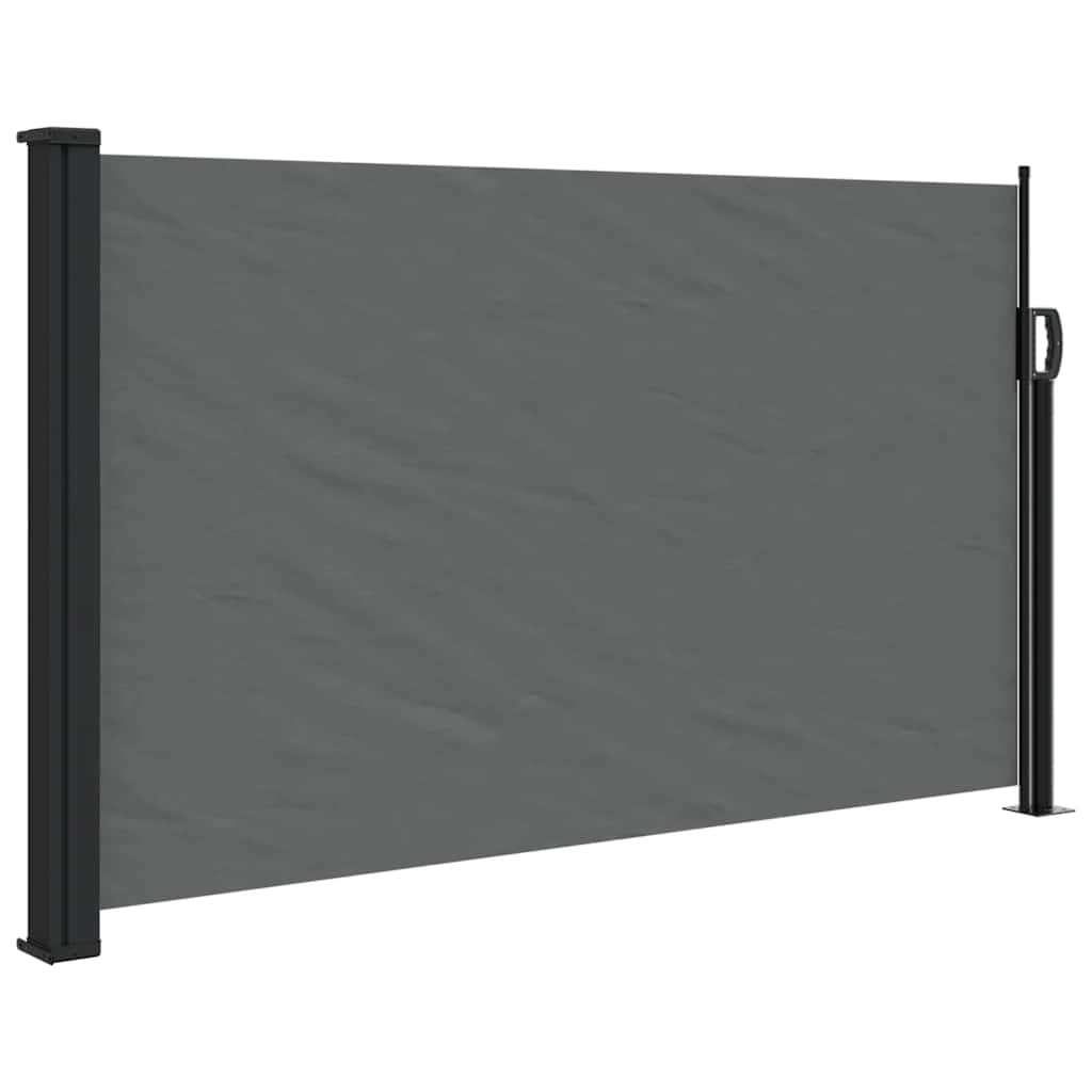 Retractable Side Awning 120x600 cm Drop 600 cm Width 120 cm Anthracite