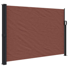 Retractable Side Awning 140x600 cm Drop 600 cm Width 140 cm Brown