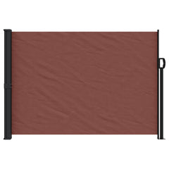 Retractable Side Awning 140x600 cm Drop 600 cm Width 140 cm Brown