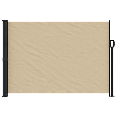Retractable Side Awning 140x600 cm Drop 600 cm Width 140 cm Beige