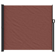 vidaXL Retractable Side Awning Brown 180x600 cm 3
