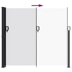 vidaXL Retractable Side Awning White 180x600 cm 5