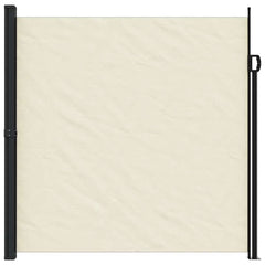 vidaXL Retractable Side Awning Cream 200x600 cm 3