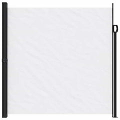 vidaXL Retractable Side Awning White 200x600 cm 3