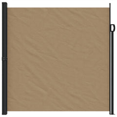 vidaXL Retractable Side Awning Taupe 200x600 cm 3