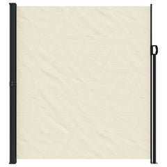vidaXL Retractable Side Awning Cream 220x600 cm 3